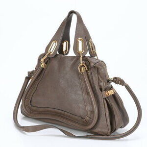 Chloe tote Paraty Bag handbag Shoulder leather hologram